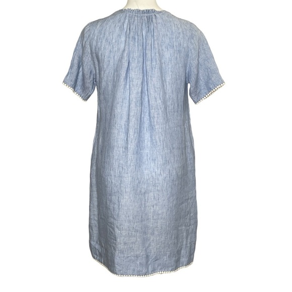 Trovata Birds of Paradis blue shift dress XS - Picture 3 of 9